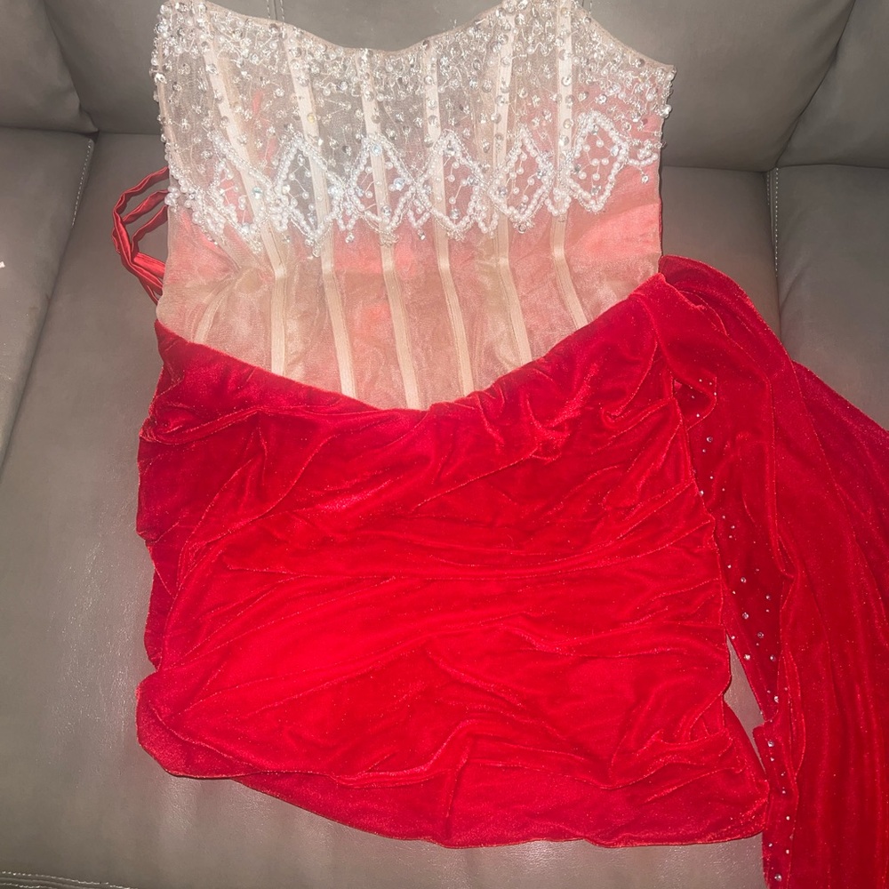Red dress